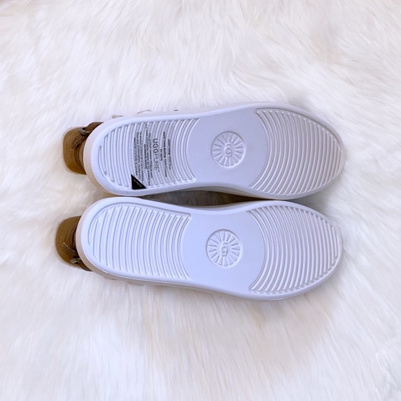 UGG Aika Chestnut Suede Platform Sneaker Boot - Picture 8 of 9